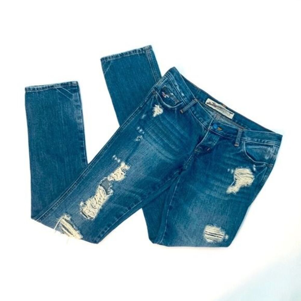 Hollister distressed straight leg sz 3 - Picture 7 of 7